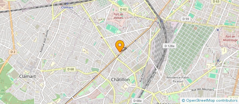 localisation de l'entreprise MOIEZ 5.  CHATILLON