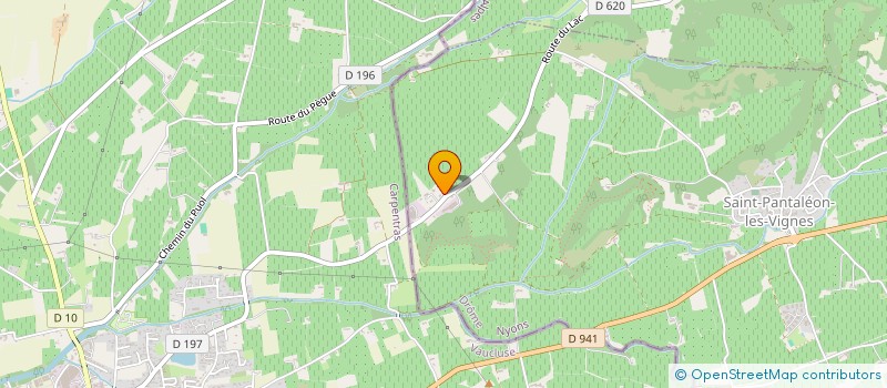 localisation de l'entreprise MOIKA ENTREPRISE  ROUSSET-LES-VIGNES