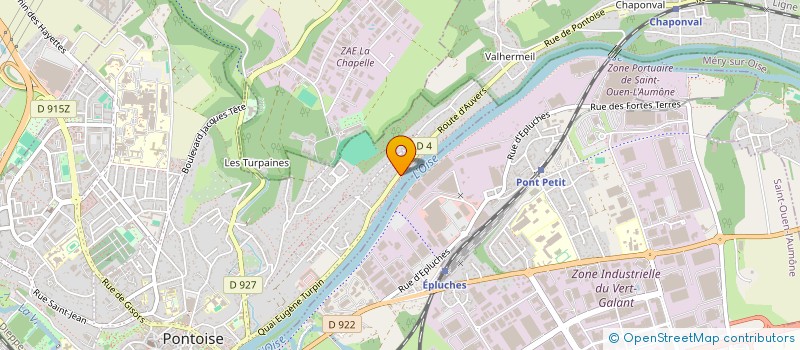 localisation de l'entreprise MOINA ASSOCIATION JEUNESSE 95 à PONTOISE