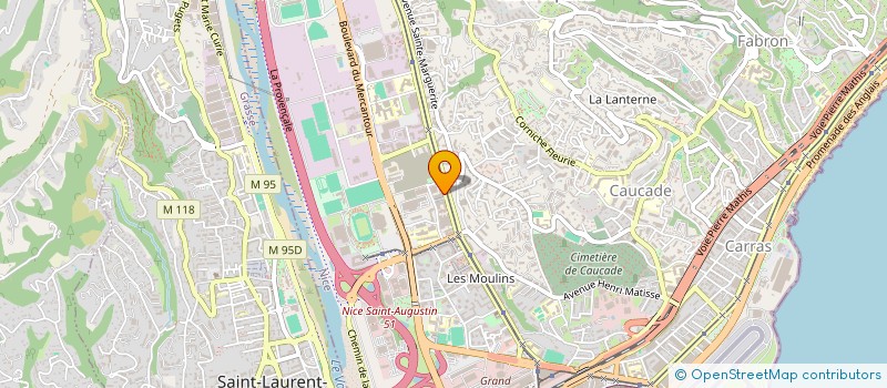 localisation de l'entreprise MOINARD à NICE