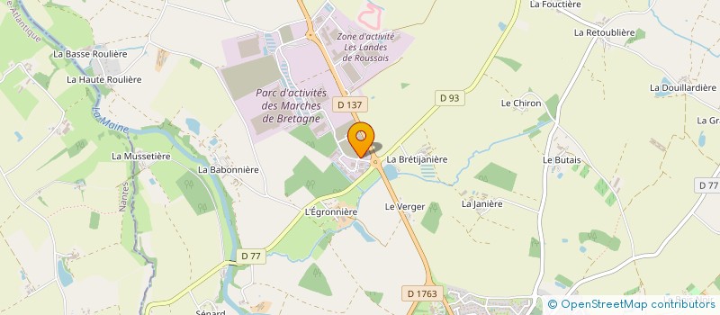 localisation de l'entreprise MOINARD ENERGIE à MONTAIGU-VENDEE