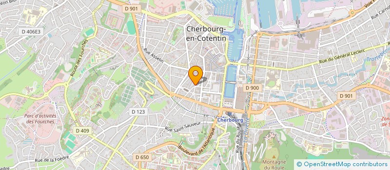 localisation de l'entreprise MOINAUX ET DUGUE  CHERBOURG-EN-COTENTIN