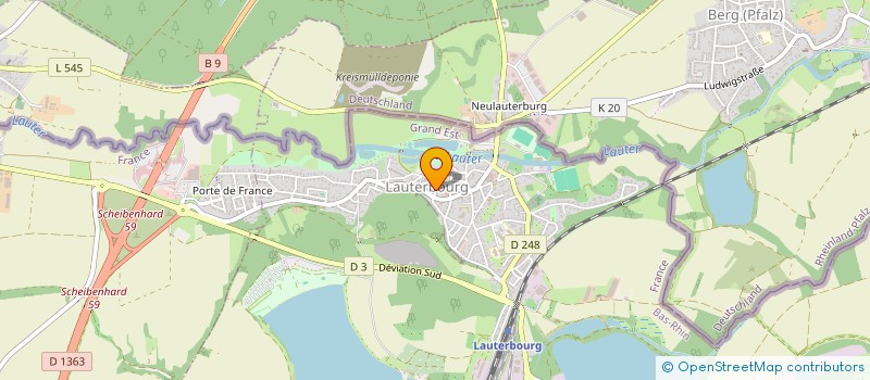 localisation de l'entreprise MOINCEPLU  LAUTERBOURG