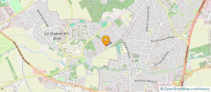 localisation de l'entreprise MOINDROT-RANOARIVONY  LA QUEUE-EN-BRIE