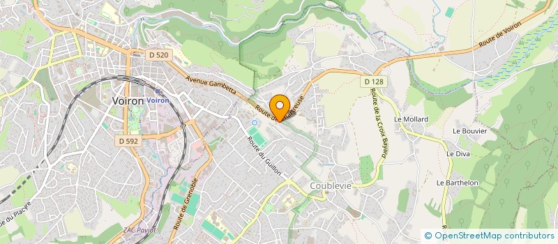 localisation de l'entreprise MOINEFAMILLY  COUBLEVIE