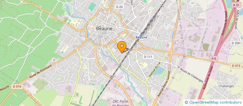 localisation de l'entreprise MOINGEON à BEAUNE