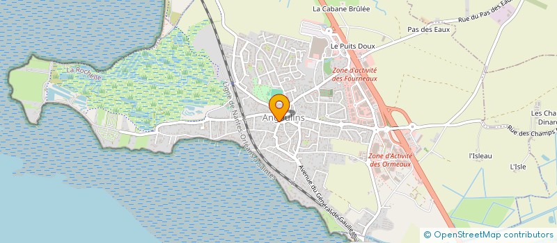 localisation de l'entreprise MOINIER-CAILLON à ANGOULINS