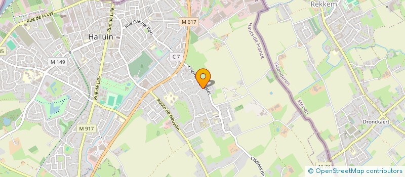 localisation de l'entreprise MOIR  HALLUIN