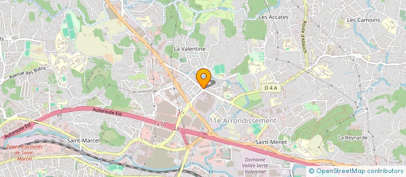 localisation de l'entreprise MOIRA à MARSEILLE 11EME