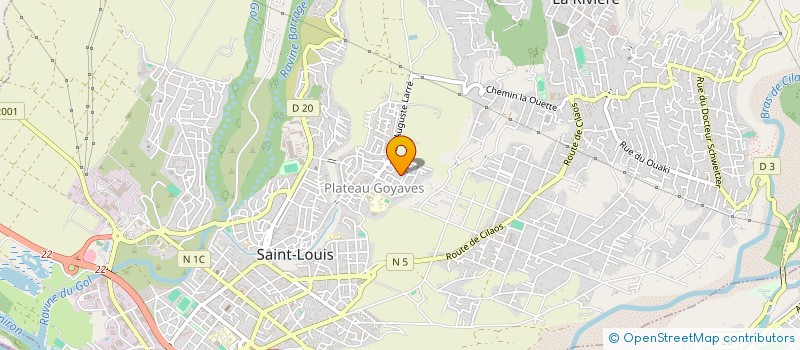 localisation de l'entreprise MOIRA EVENEMENTIEL à SAINT-LOUIS