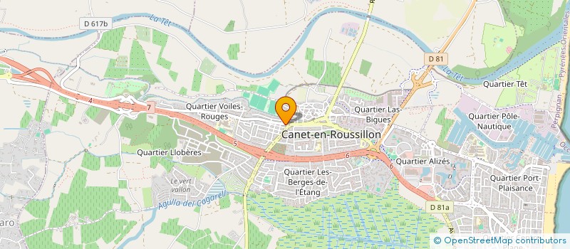 localisation de l'entreprise MOIRA INVEST  CANET-EN-ROUSSILLON