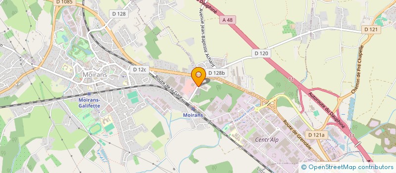 localisation de l'entreprise MOIRANS GARE  MOIRANS