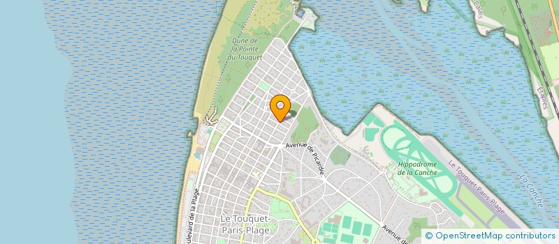 localisation de l'entreprise MOIRET INVEST  LE TOUQUET-PARIS-PLAGE