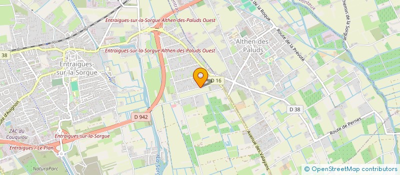 localisation de l'entreprise MOIRETMIX  ENTRAIGUES-SUR-LA-SORGUE