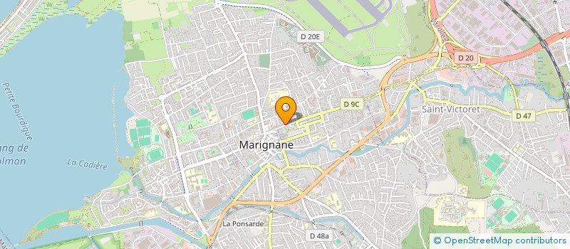 localisation de l'entreprise MOIROD & ASSOCIES à MARIGNANE