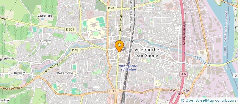 localisation de l'entreprise MOIROUD à VILLEFRANCHE-SUR-SAONE