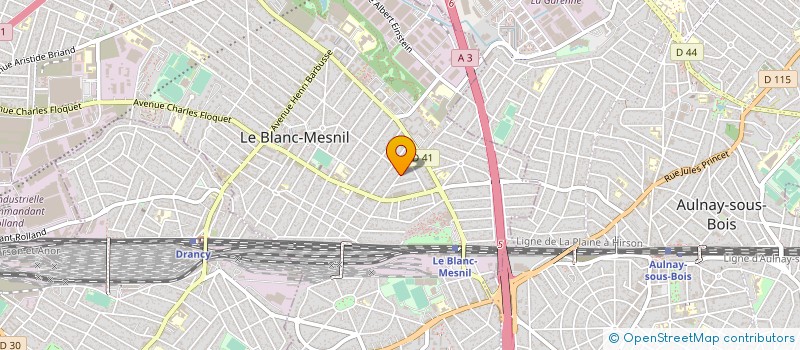 localisation de l'entreprise MOIS BTP à LE BLANC-MESNIL