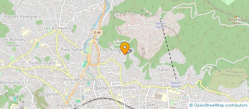 localisation de l'entreprise MOISAN  TOULON