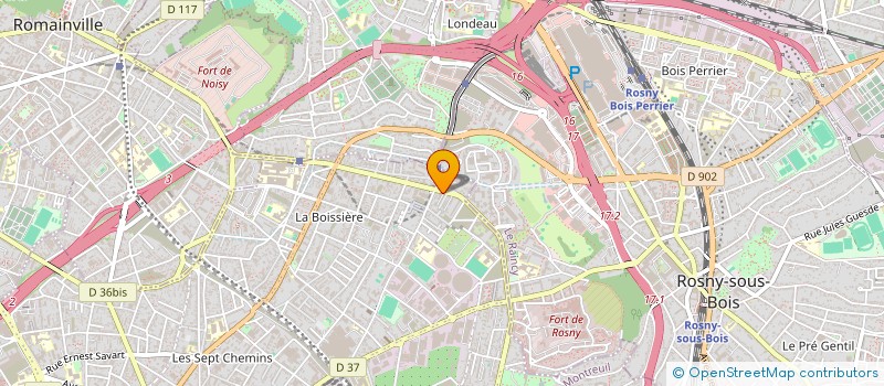 localisation de l'entreprise MOISE  MONTREUIL