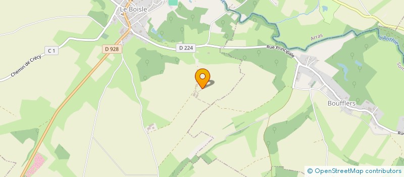 localisation de l'entreprise MOISMONT VOLAILLES à LE BOISLE