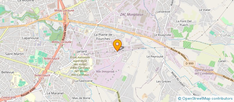 localisation de l'entreprise MOISSAN 2 à ALBI