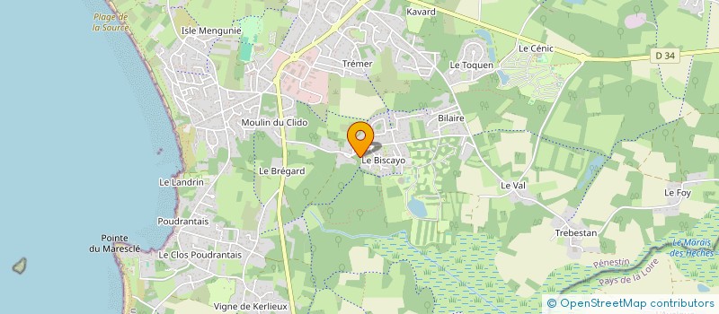 localisation de l'entreprise MOISSARD-QUERVET à VANNES