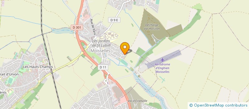 localisation de l'entreprise MOISSELLES A L'HEURE EUROPEENNE à MOISSELLES
