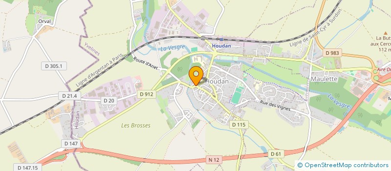 localisation de l'entreprise MOISSET INDIVISION  HOUDAN