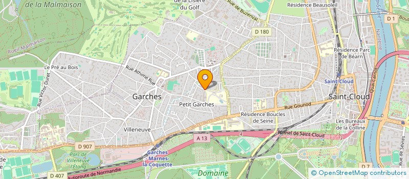 localisation de l'entreprise MOISSIMMO  GARCHES