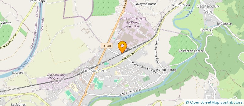 localisation de l'entreprise MOISSINAC ET FILS  BIARS-SUR-CERE