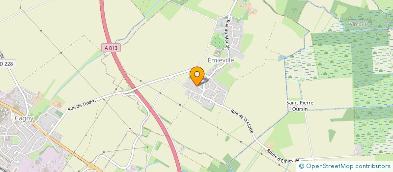 localisation de l'entreprise MOISSON 14 (MINISTERES ET OEUVRES D'IMPLANTATION D'EGLISES PAR LE SAINT-ESPRIT POUR LE SALUT, ORIENTES VERS LES NATIONS,  EMIEVILLE