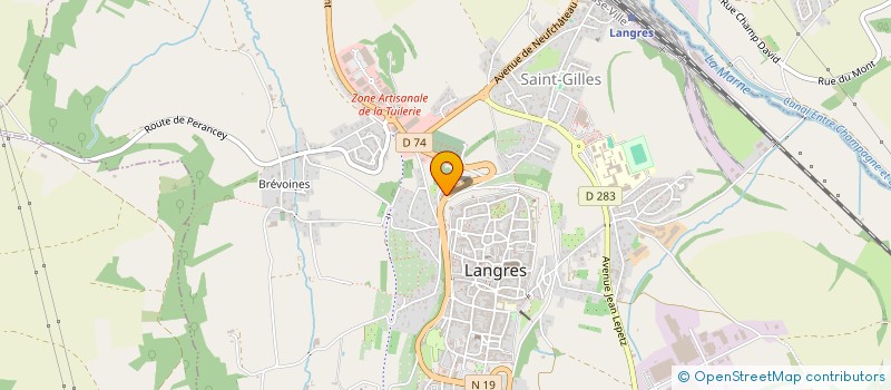 localisation de l'entreprise MOISSON LAVAGE à LANGRES
