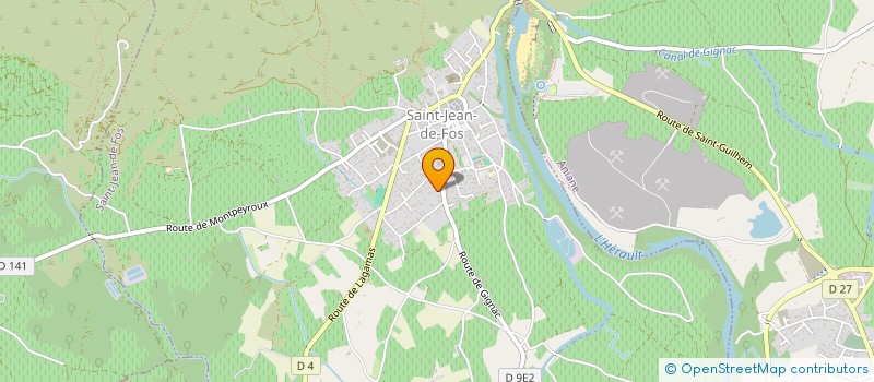 localisation de l'entreprise MOISSONS DISTRIBUTION à ANIANE