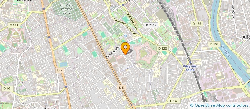 localisation de l'entreprise MOISSONS SOLIDAIRES VITRY SUR SEINE à VITRY-SUR-SEINE