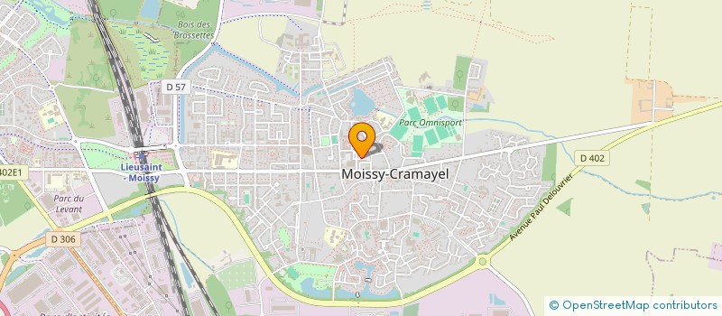 localisation de l'entreprise MOISSY MARKET à MOISSY-CRAMAYEL