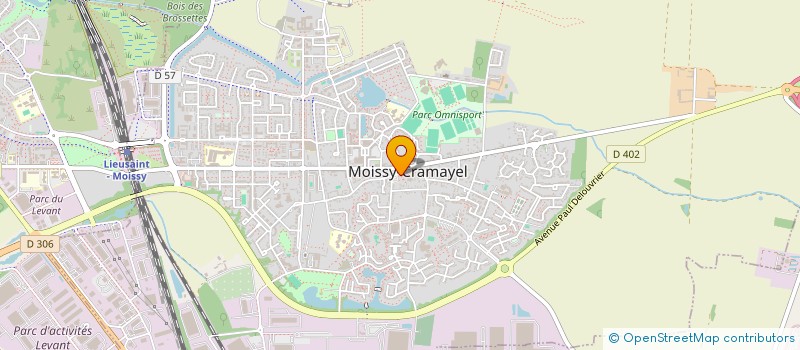 localisation de l'entreprise MOISSY YOGA RELAXATION à MOISSY-CRAMAYEL