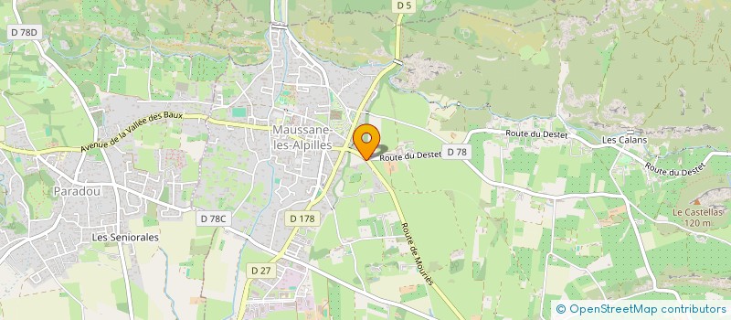 localisation de l'entreprise MOITA  PARADOU