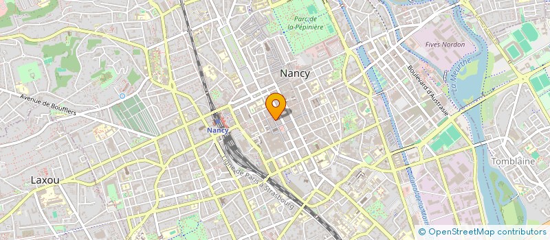 localisation de l'entreprise MOITESSIER M à NANCY