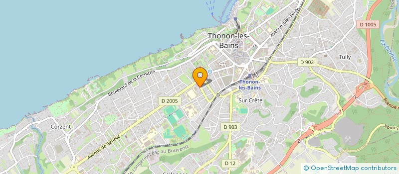 localisation de l'entreprise MOITIE RAISON-MOITIE FOLIE à THONON-LES-BAINS