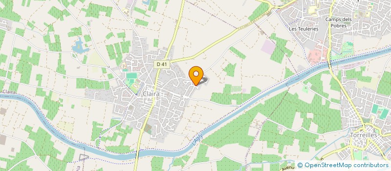 localisation de l'entreprise MOITY  CLAIRA