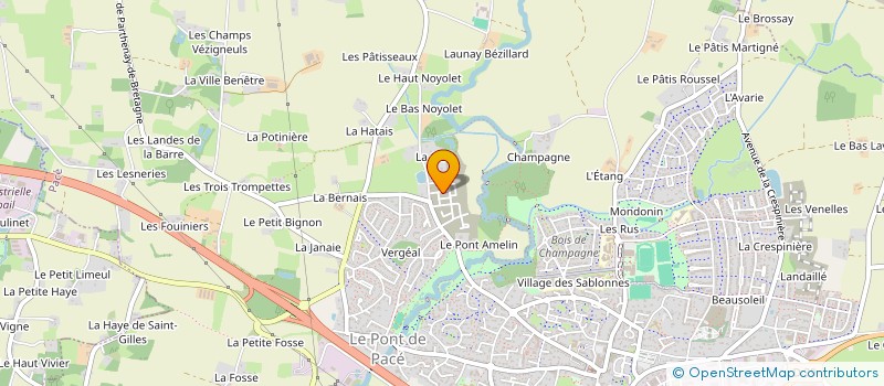 localisation de l'entreprise MOJ à PACE