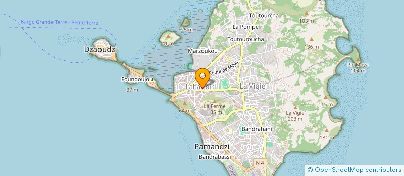 localisation de l'entreprise MOJA MARKET à DZAOUDZI