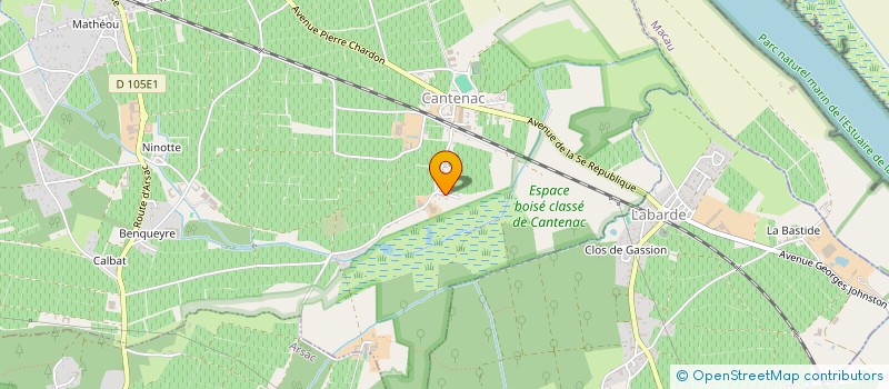 localisation de l'entreprise MOJATIME  MARGAUX-CANTENAC