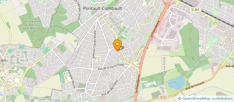 localisation de l'entreprise MOJE DISTRIBUTION à PONTAULT-COMBAULT