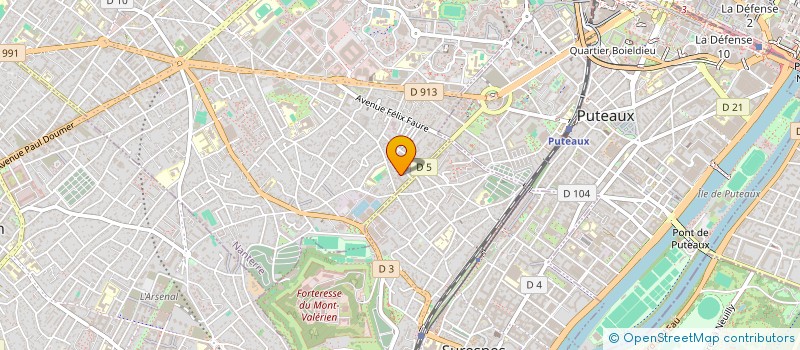 localisation de l'entreprise MOJI à NANTERRE