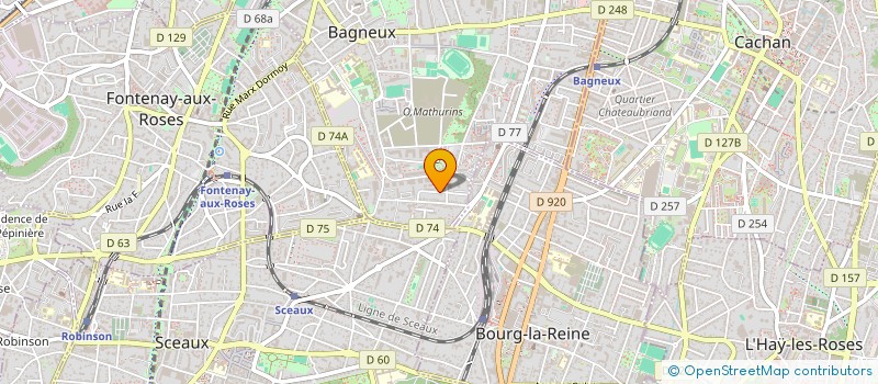 localisation de l'entreprise MOJI à BAGNEUX