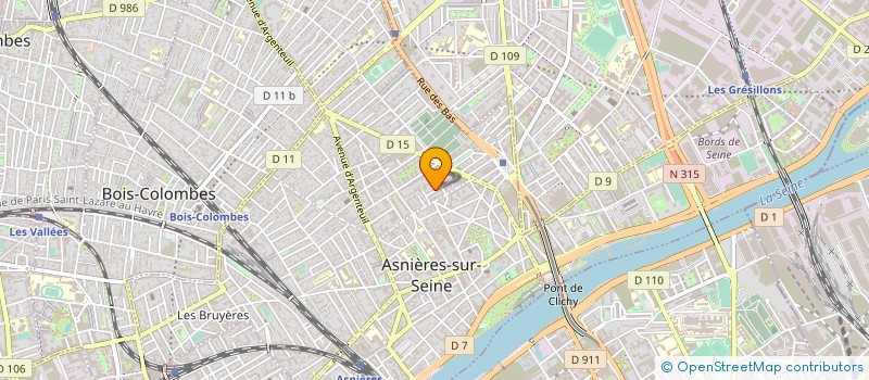 localisation de l'entreprise MOJJERE FRANCE à ASNIERES-SUR-SEINE