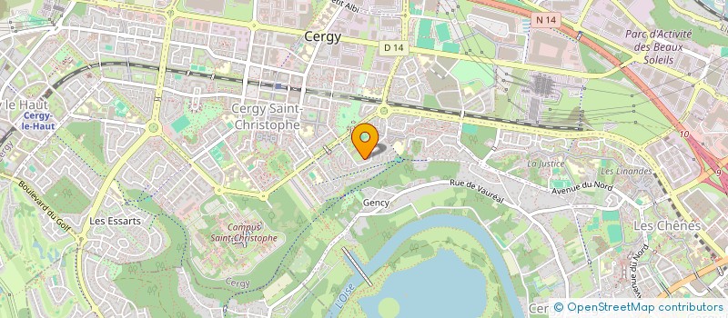 localisation de l'entreprise MOJO  CERGY