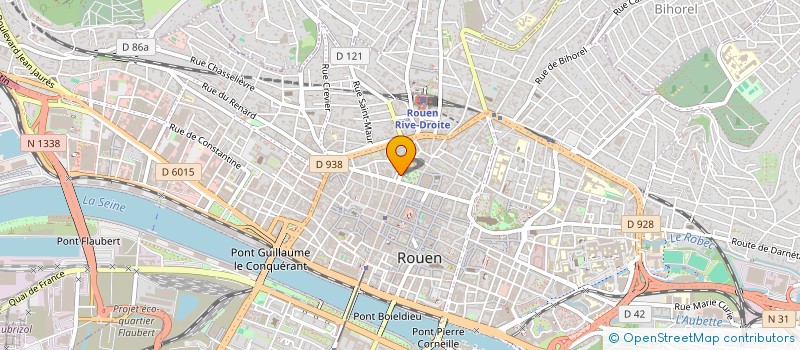 localisation de l'entreprise MOJO à ROUEN