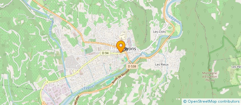 localisation de l'entreprise MOJO DISTRIBUTION à NYONS